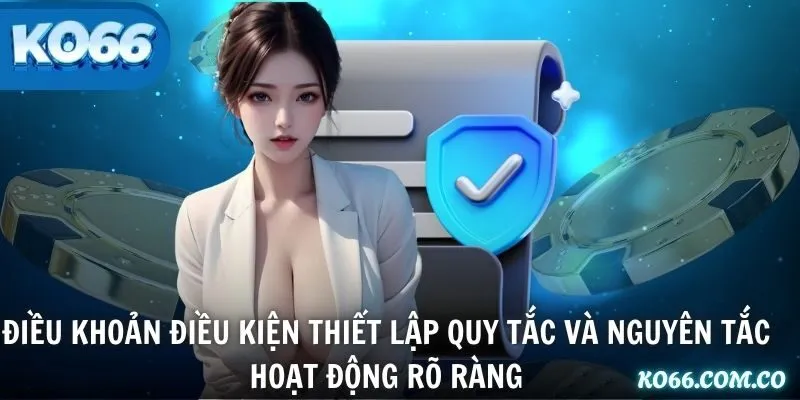 Điều khoản điều kiện thiết lập quy tắc và nguyên tắc hoạt động rõ ràng