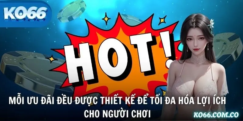 Mỗi ưu đãi đều được thiết kế để tối đa hóa lợi ích cho người chơi